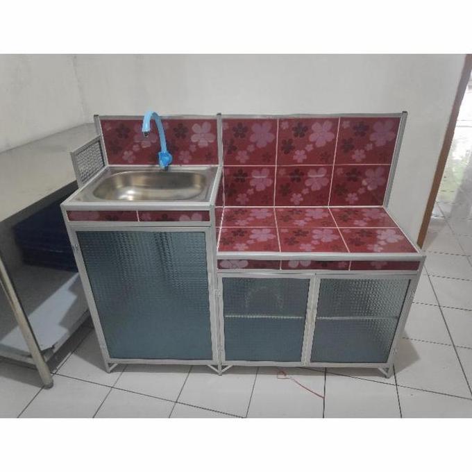 RAK KOMPOR STAFEL MEJA KOMPOR 3 TU MEJA KOMPOR ALUMUNIUM