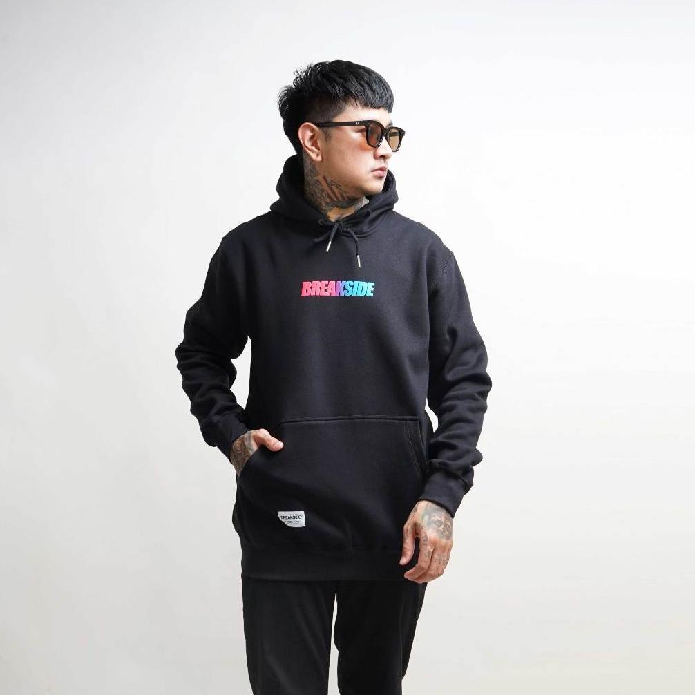 Official Breakside Hoodie Instinct - Black Sweater Pria