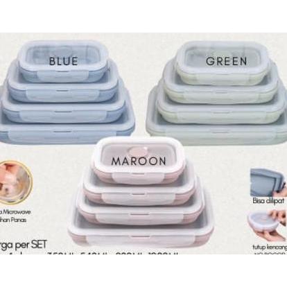 Tempat Makan / Kotak Makan / Wadah Makan Lipat