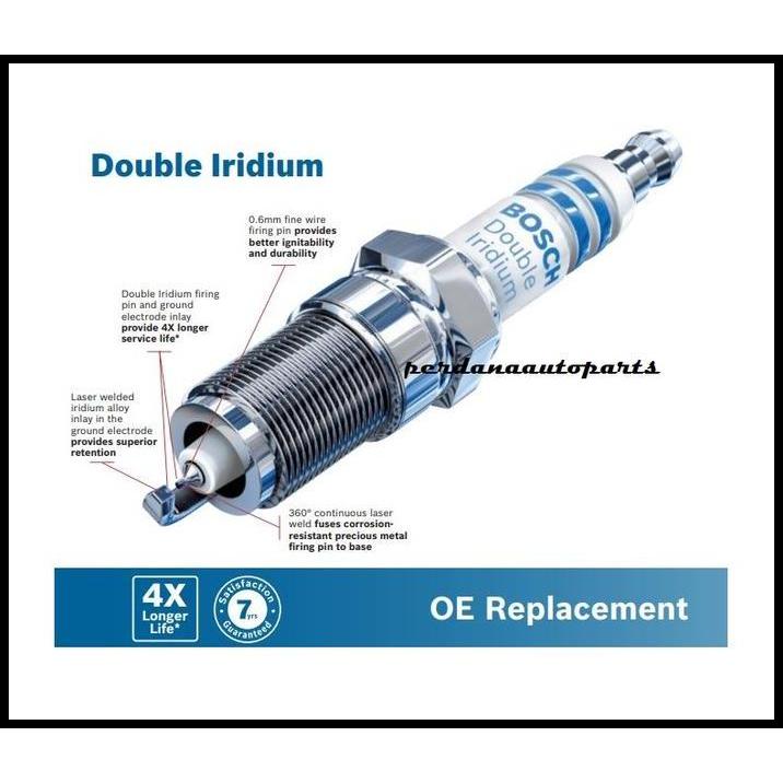 BEST DEAL BUSI TOYOTA INNOVA 2.0 FORTUNER 2.7 ETIOS ALPHARD BOSCH DOUBLE IRIDIUM 