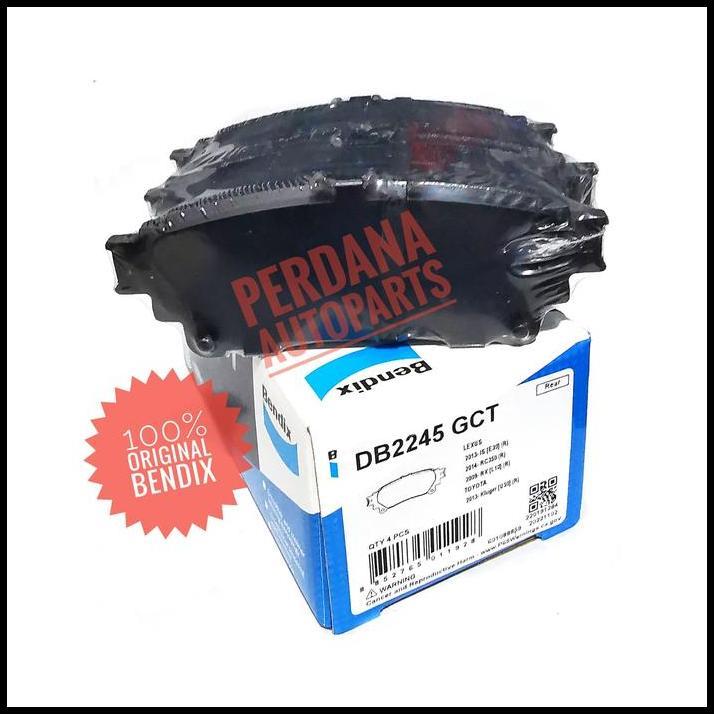 TERLARIS BENDIX KAMPAS REM BELAKANG TOYOTA FORTUNER VRZ ORIGINAL BENDIX GCT 