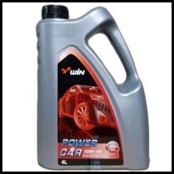 GRATIS ONGKIR OLI WIN POWER CAR 10W40 API SN 4L/PELUMAS MESIN BENSIN WIN 10W-40/10-W40 API SN 4 L SE