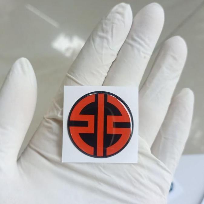 Stiker logo kawasaki H2 H2R emblem resin lentur