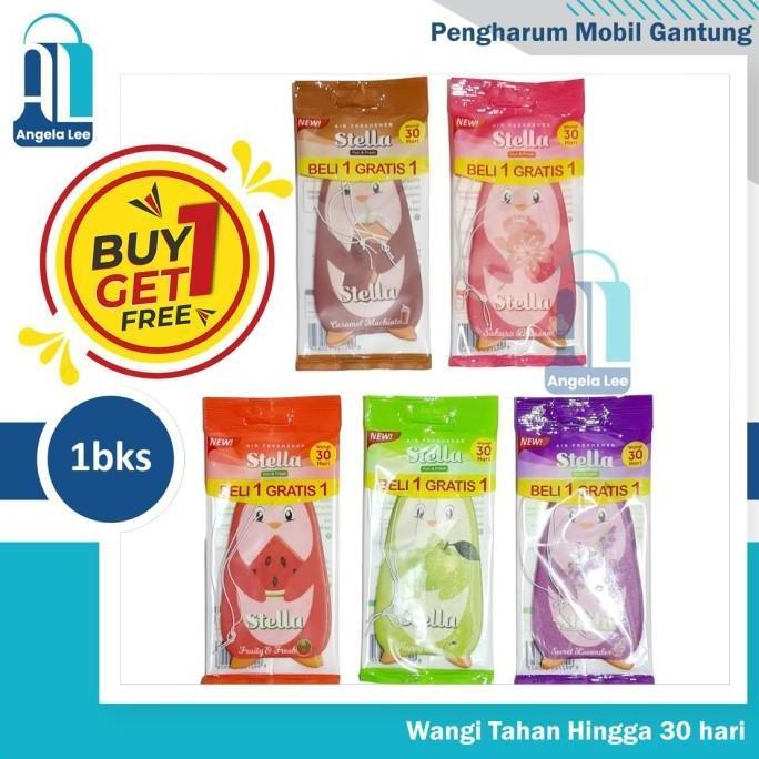 Stella Fun n Fresh Pengharum Parfum Pewangi Mobil Gantung pinguin lucu