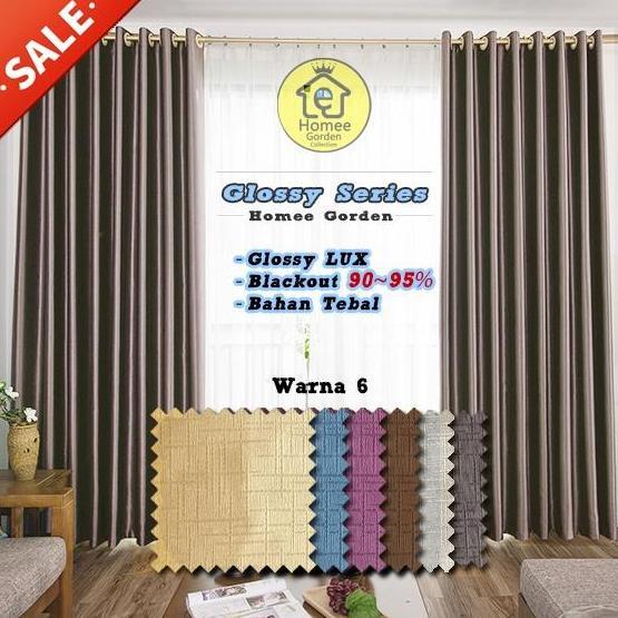 gorden polos/gordyn polos/gorden blackout/gorden blackout mewah/baru/glossy
