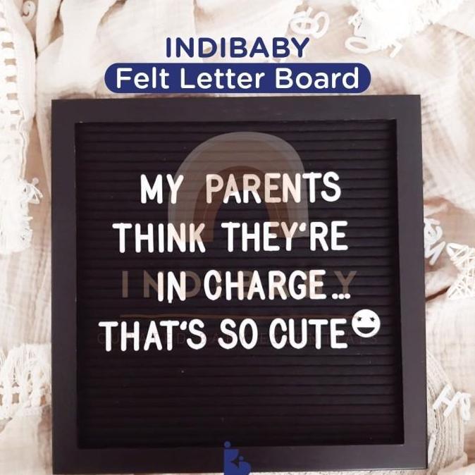 Felt Letter Board / Papan Huruf Nama Bayi / Perlengkapan Foto
