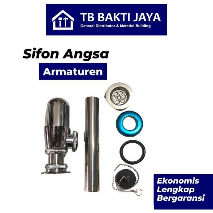Sifon Angsa / Sifon Besi / Sifon Wastafel / Avur Wastafel