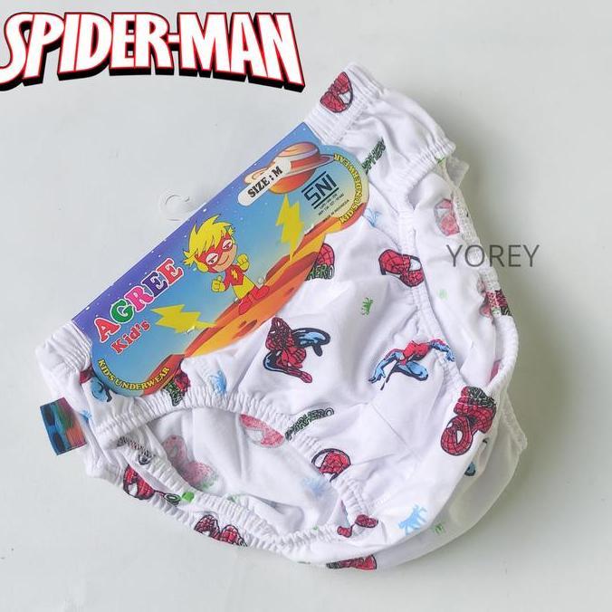 CELANA DALAM AGREE KIDS MOTIF SPIDERMAN CELANA DALAM ANAK LAKI-LAKI CD AGREE KIDS
