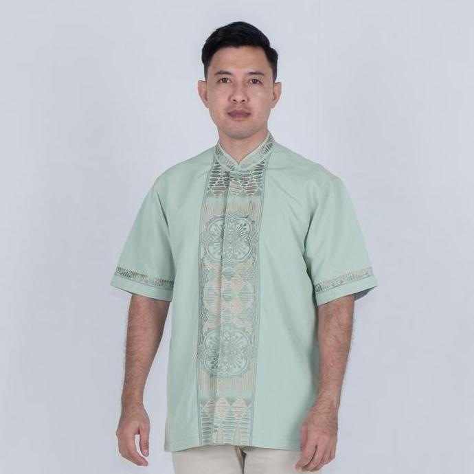 Benhill Taqwa Koko Bordir Pria Pendek Mint 2548-49-50-32Y