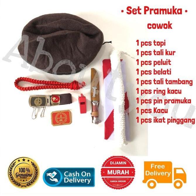 PROMO SET PRAMUKA Lengkap Peralatan Pramuka Lengkap SD SMP Pramuka Set