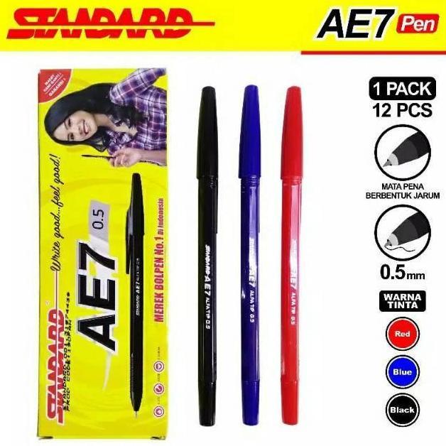 Stationery- Pen / Pulpen Standard Ae 7 / Pulpen Ae7