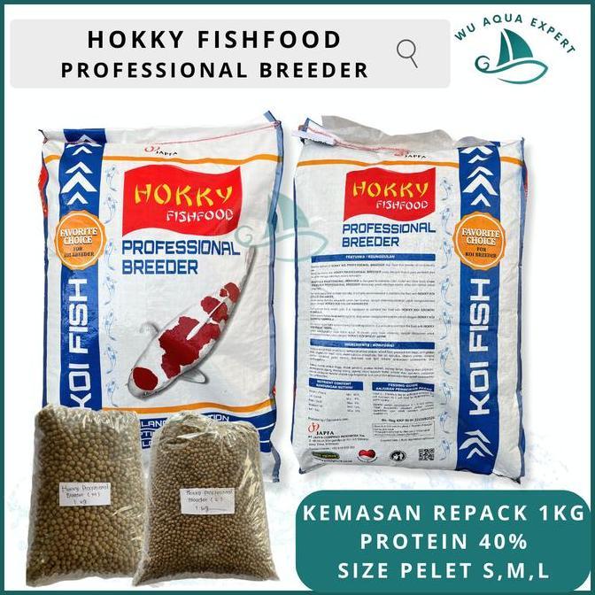 DENISTAND100 - HOKKY PROFESSIONAL BREEDER JAPFA PELET IKAN HIAS PAKAN KOI S, M, L