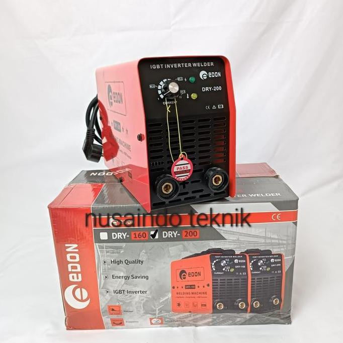 Edon Dry-200 Mesin Las Edon Dry-200A Inverter Trafo Las Mma- 200 Edon