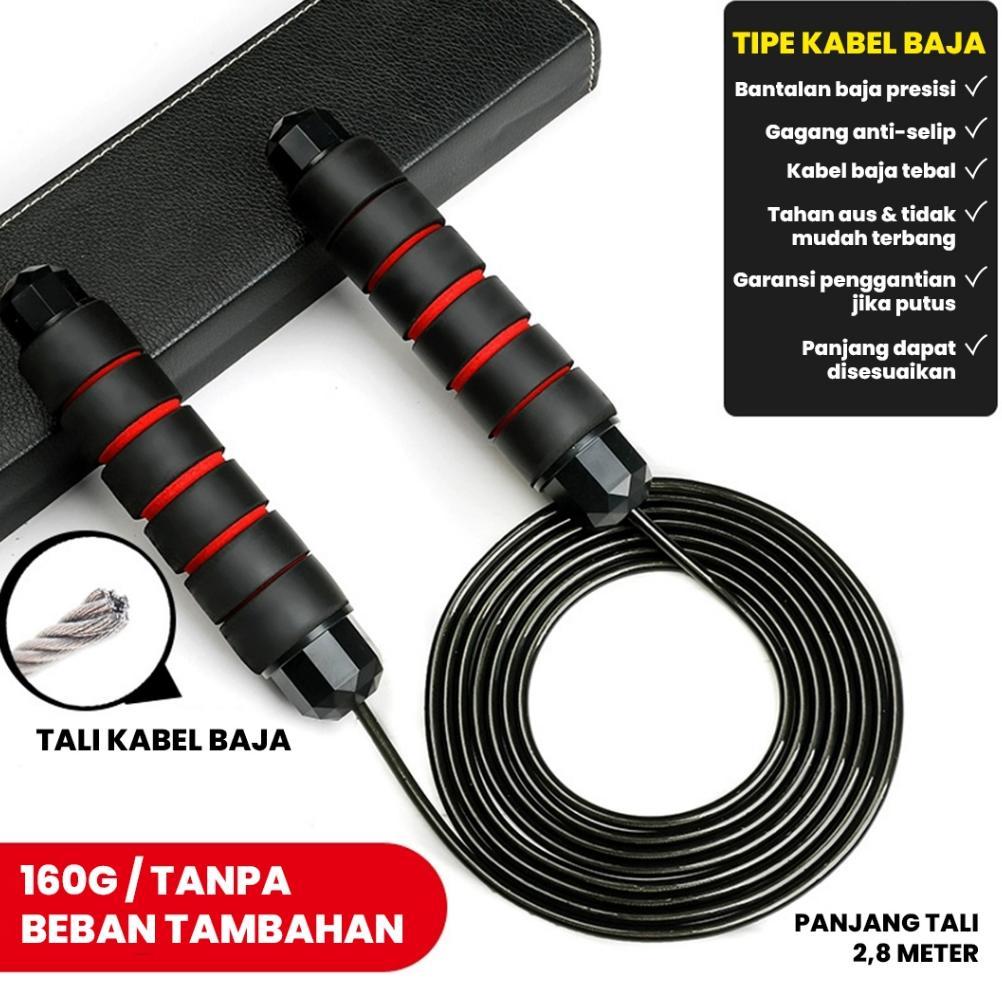 Bbak Jump Rope Lompat Tali Alat Olahraga Anak Remaja Dewasa Tali Skipping Premium
