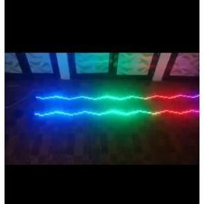 NARDJIOSO STROBO BUS 4 BARIS MODE WAVE LED HITAM RAPAT & RENGGANG