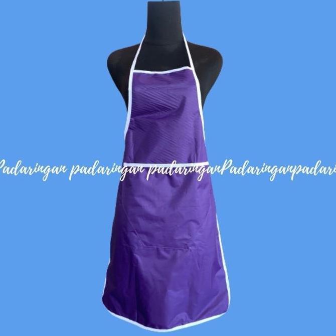Celemek masak polos  celemek anti air  celemek dapur celemek parasut celmek apron masak Kain dewasa