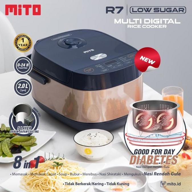 Mito Rice Cooker Digital R7 Low Sugar