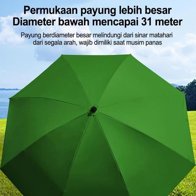 Tenda Payung Anti UV Anti Angin Event Pantai 180-300 cm/Bazaar Parasol/Payung Pantai 300CM/Payung Ca