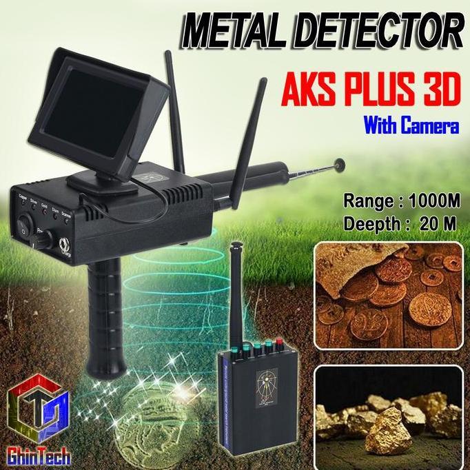 HAYVEZZA AKS PLUS PROFESSIONAL METAL DETECTOR detektor logam emas perak tembaga