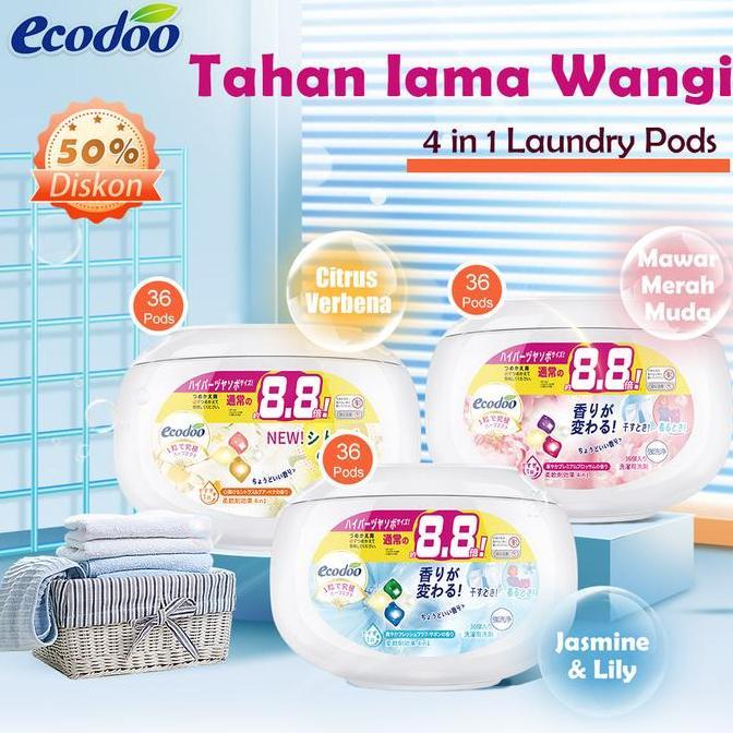 Lansungkirim- Ecodoo Buy More Save MoreGel Parfum Laundry Tahan Lama Promodetergent Laundry Heaven S