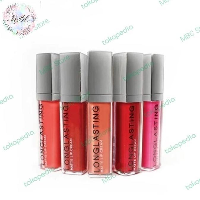 Lipstudio- Lt Pro Long Lasting Matte Lip Cream - Lipstick Cair Bibir Hasil Matte Natural -  Lipcream