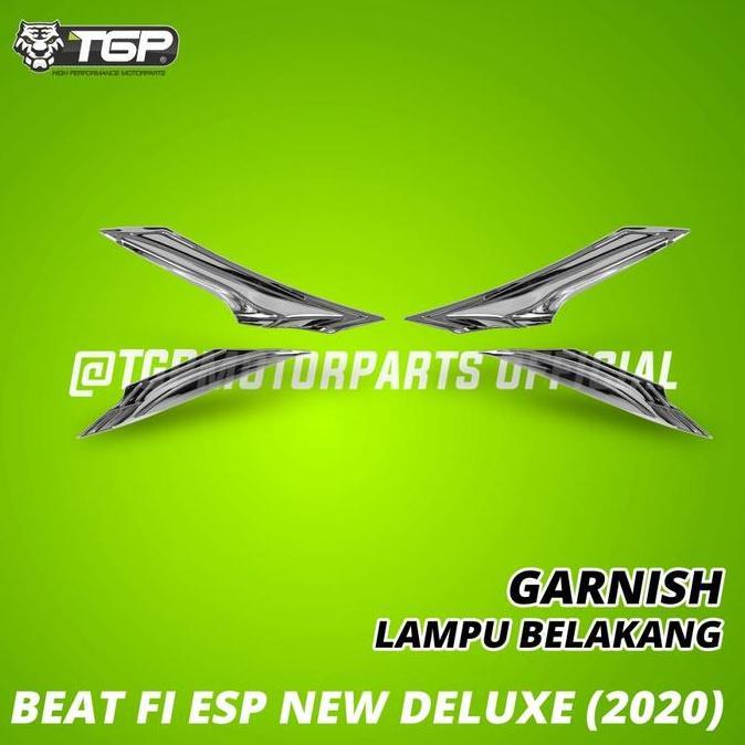 Promo Aksesoris Variasi Garnish Lampu Belakang Beat FI ESP New 2020 Deluxe Diskon