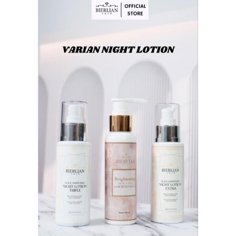 NEW BIERLIAN NIGHT LOTION TRIPLE & NIGHT LOTION EXTRA  & NIGHT LOTION BRIGHTENING [terbaik][terlaris