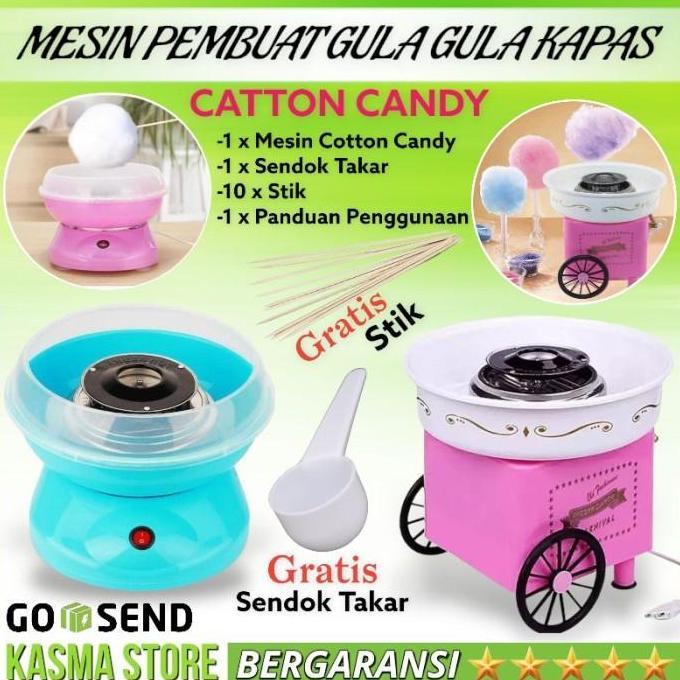 Mesin Alat Pembuat Permen Kapas Gulali Kembang Gula Cotton Candy maker