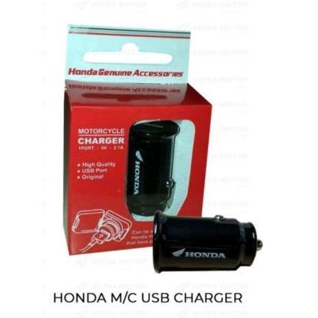 Promo CHARGER USB HONDA ORIGINAL AHM- CHARGER MOTOR HONDA PCX ADV BEAT DELUX Diskon