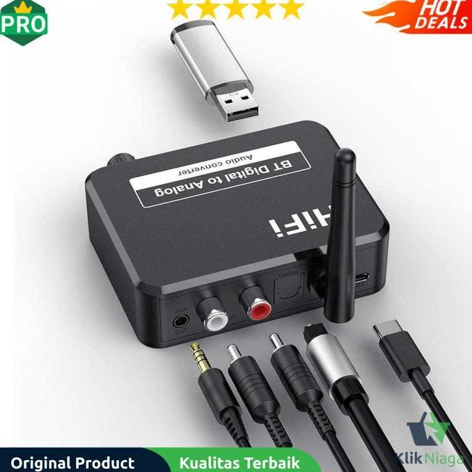 Vaorlo Dac Audio Bluetooth 5.1 Receiver Hifi Digital To Analog -