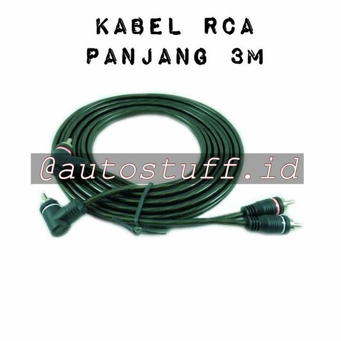 Kabel Audio Rca To Rca 3M/Kabel Audio Mobil +++++++++.....