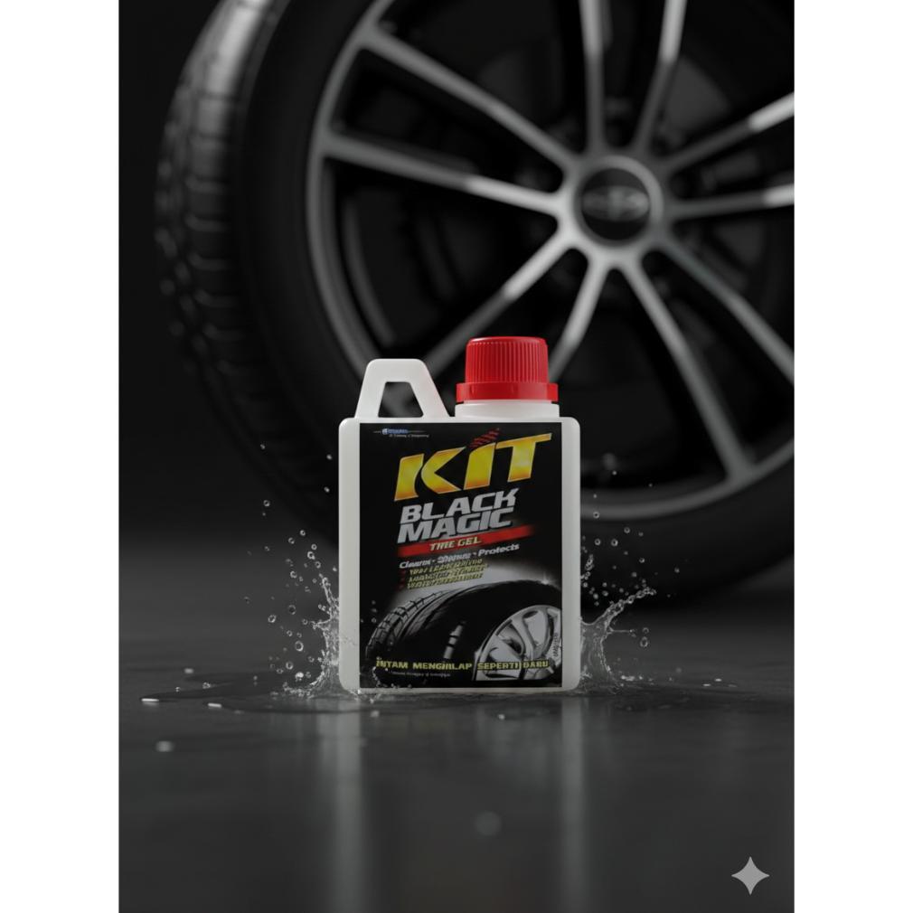 Berkualitas Kit Semir Ban Pengkilap Ban Pengkilap Body Mobil Dan Motor Kit Black Magic