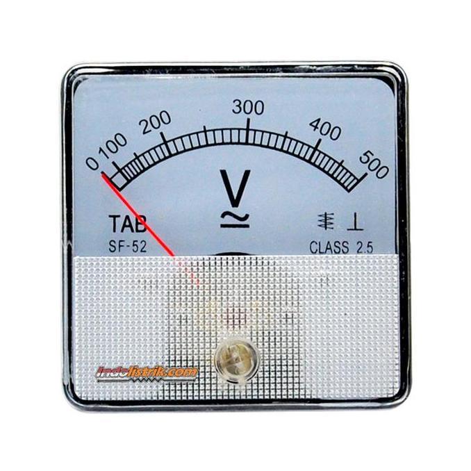 Volt Meter Analog AC / DC 500 V CR52 TAB