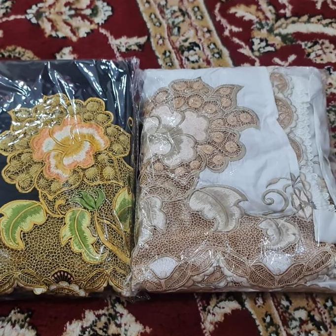 mukena KERANCANG hitam paris