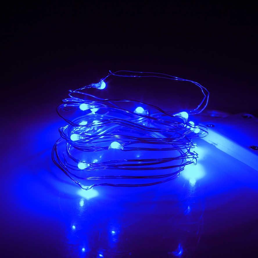 Lampu Led Kawat  Hias Outdoor Dan Indoor + Baterai 1 Meter