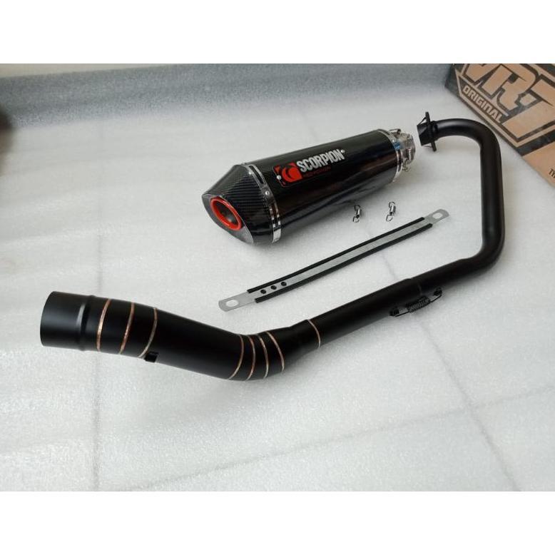 Grade Ori Knalpot Racing Scorpion Untuk Satria Fu Sonic Vixion Thunder Cb Old Verza Cbr150R Byson Xs