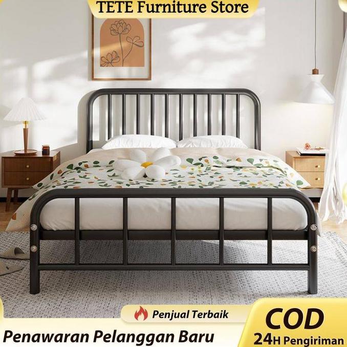 Terlaris Tete_2 Ranjang Besi Tempat Tidur Dipan Tempat Tidur Ranjang Besi Dipan Besi Divan Besi Dipa
