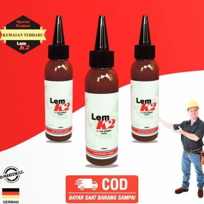 LEM SEPATU SUPER KUAT 100ml ORIGINAL K2 - MIDSOLE - OUTSOLE - Etc