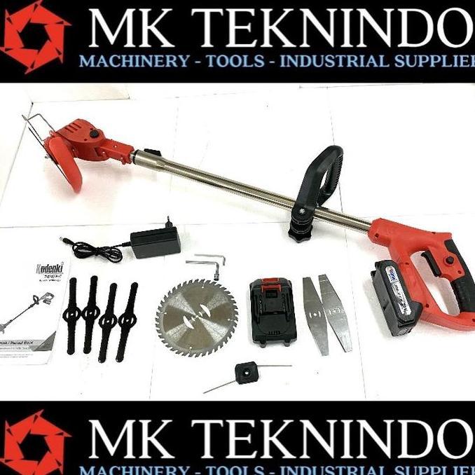 Terlaris Mesin Potong Rumput Baterai Cordless Grass Trimmer Cutter Pemotong Cas
