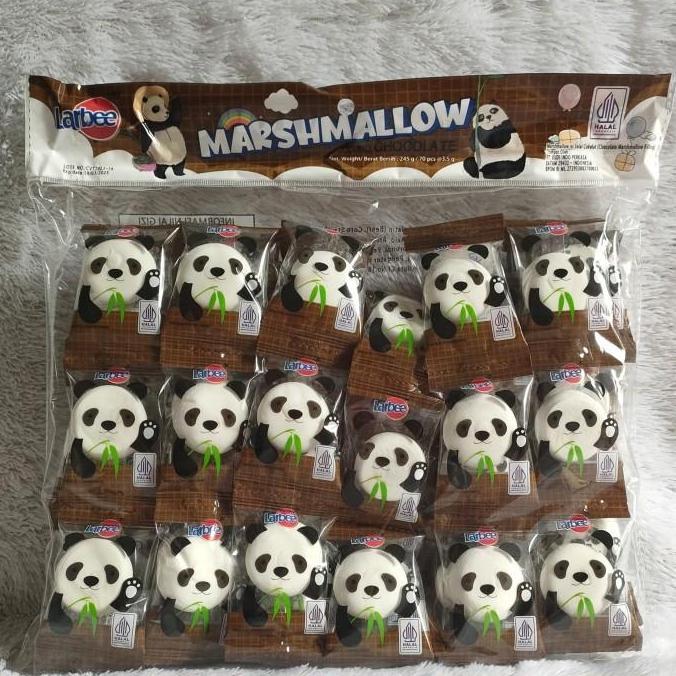 Marshmallow Panda isi Selai Strawbery