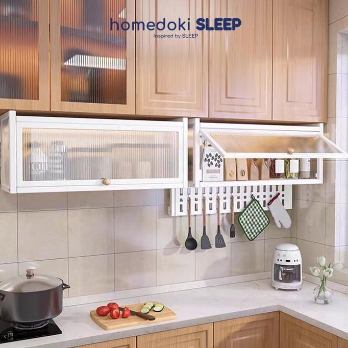 Sale Homedoki Rak Piring Minimalis/Lemari Dapur Minimalis/Lemari Piring/Rak Piring Stainless/Lemari 