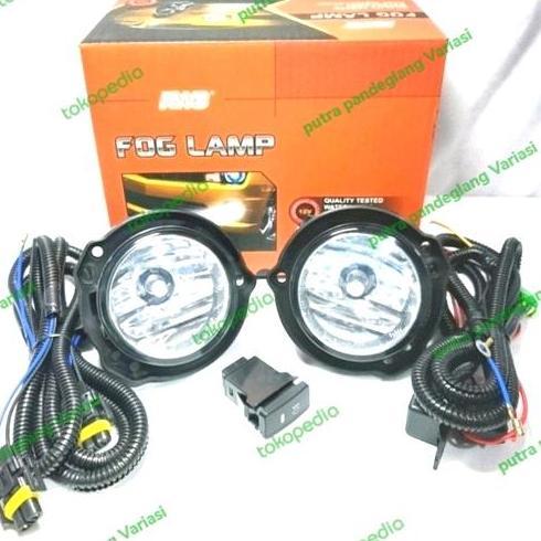 Lampu Fog Lamp Lampu Kabut Mobil Ayla / Agya Lama 2014 Up Plus Kabel Kabel 2 Pcs Termurah