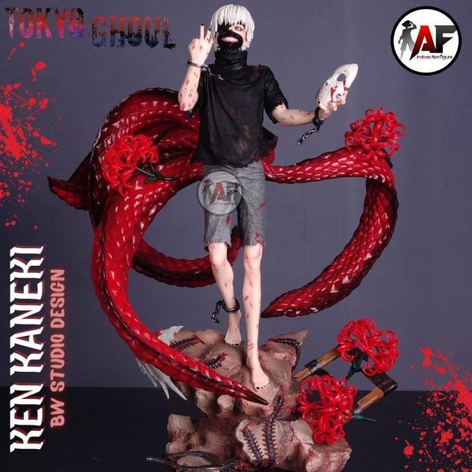 READY Statue Action Figure Tokyo Ghoul Ken Kaneki BW Studio Design Recast