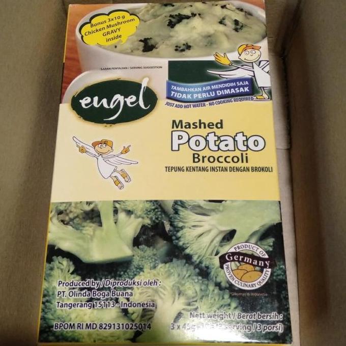 ENGEL MASHED POTATO BROCCOLI 3'S X 45GR