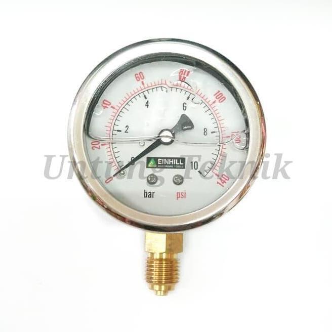 EINHILL MANOMETER MINYAK - PRESSURE GAUGE OIL ORIGINAL DAN TERPERCAYA