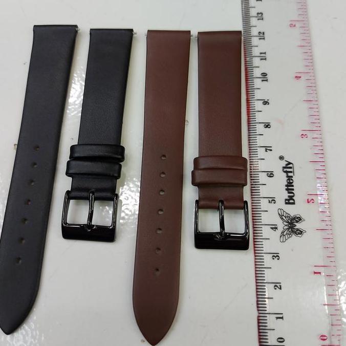 Tali jam tangan kulit tipis Quick relesae buat Ac/guess/bonia dll terlaris
