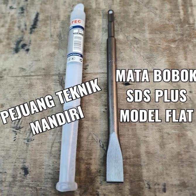 Soon- Aldo Mata Bobok Beton Sds Plus Flat Pipih / Mata Chisel Sds Plus Flat