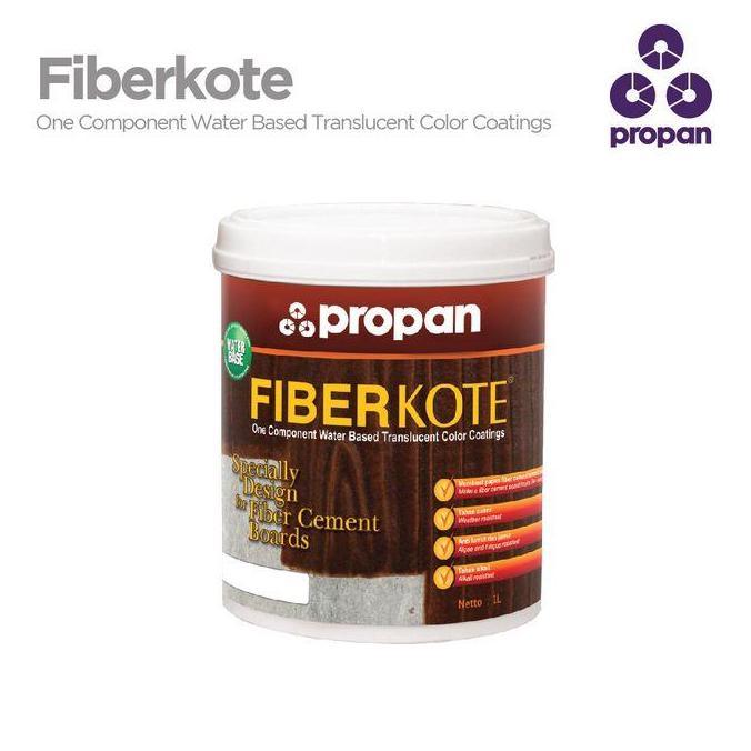 Soon- Propan Fiberkote 1 Liter / Cat Fiber Semen Propan Cat Papan Semen Motif Kayu