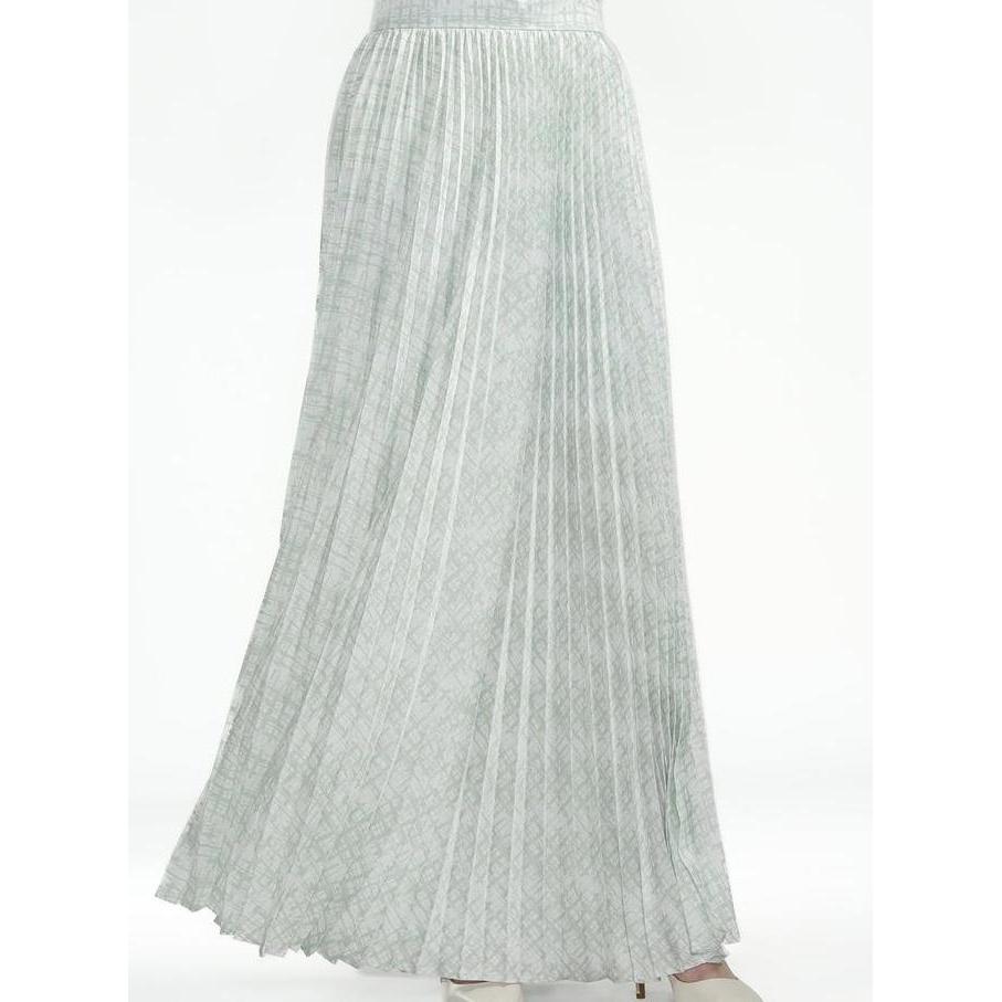 Benang Jarum - Festive Finesse Pleated Skirt - Mint