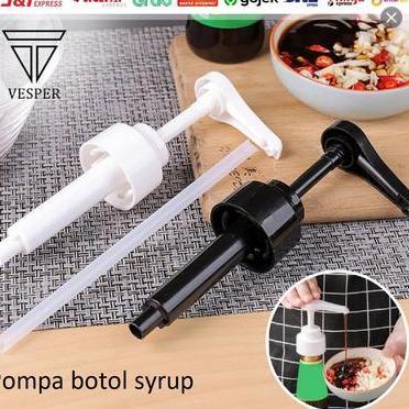 Dryck- Pompa Botol Syrup Model Ulir / Syrup Bottle Pump Model Thread / Pompa Sirup Monin